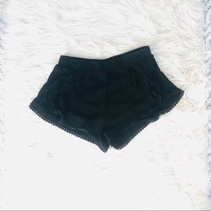 | ADD ON ONLY Black Lounge/Beach Shorts |